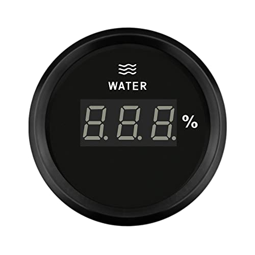 Medidor digital de agua impermeable de 9-32V con pantalla de lectura clara para ruta