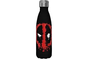 Marvel Deadpool SplatterIcon Water Bottle: Unconventional Hydration for Diehard Fans