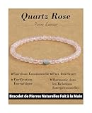 【Emballage cadeau】Le bracelet en perles est livré dans une boîte cadeau avec une carte d'énergie, un chiffon à bijoux et un set de remplacement. C'est le cadeau idéal pour les anniversaires, Noël, la fête des mères, les anniversaires de mariage, la Saint-Valentin et toute autre occasion spéciale.
