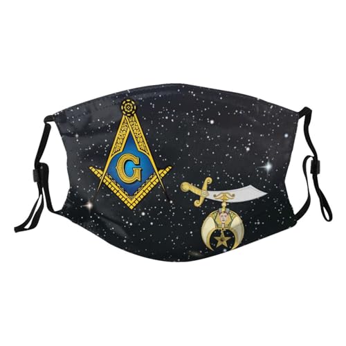 Masonic Shriner Split Adult Dust Mask Adjustable Dust Face with 2 Filter41