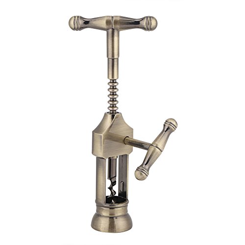 Set Da 10 Cavatappi A Due Tempi Con Manico Retro Fenicotteri – Acciaio Inox E Teflon