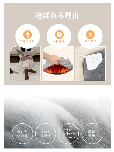 Boweer ホットマット ミニ 40cm×40cm