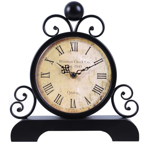 Moiubik Retro Tischuhr Klassische Vintage Roman Stil...