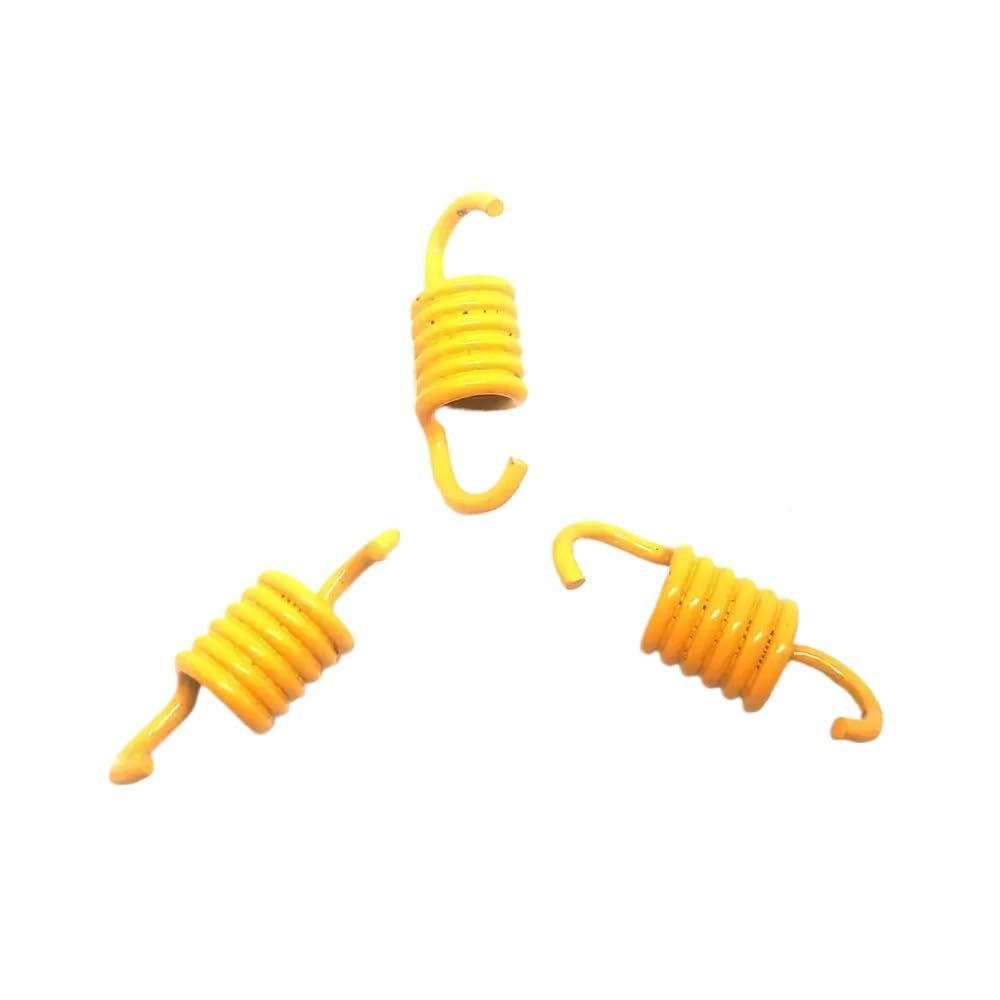 Clutch Small Spring Kit (1000N/1500N/2000N) Compatible With 50CC-100CC, ATVs, Go Karts, Dirt Bikes and Similar Small Engine(1500N Yellow)