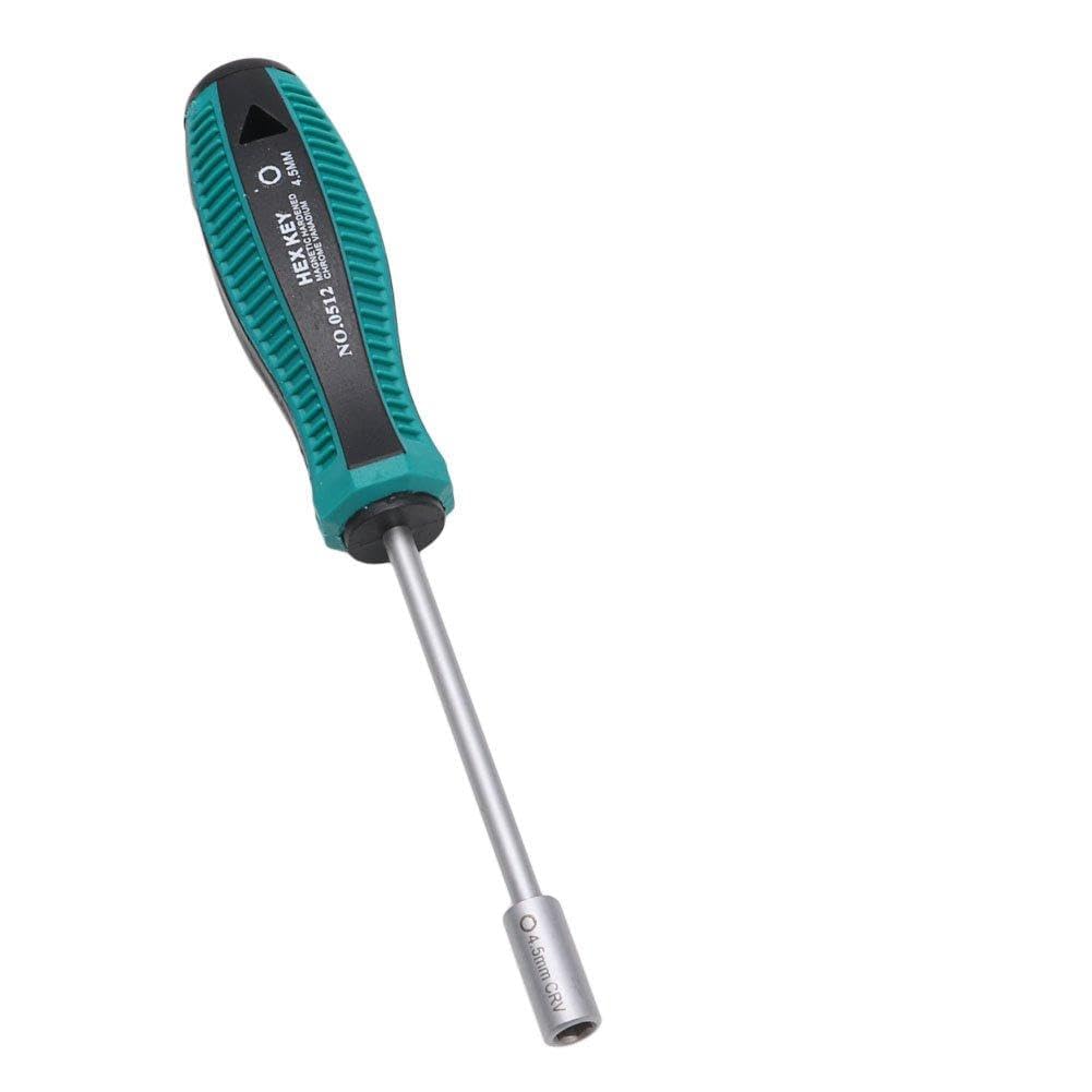 ZHOUYQX Metal Socket Driver Wrench Screwdriver Nut for Nutdriver Hand Tool 4.5mm