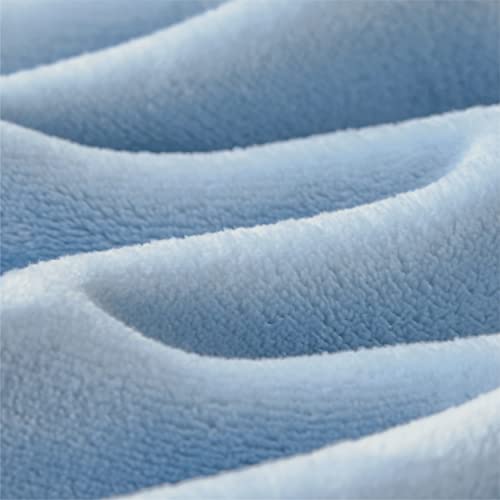 Bedsure Sherpa Wearable Blanket Hoodie – Flannel & Sherpa Lined in Sky Blue — view 8