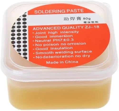 Soldering Flux Paste for Delicate Electronic Work, 60 Gram, Advanced Quality ZJ-18