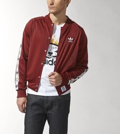 adidas - Capuchas y pista tapas Nigo Snap Superstar - Chaqueta - Collegiate  Burgundy - XL : Amazon.es: Deportes y aire libre