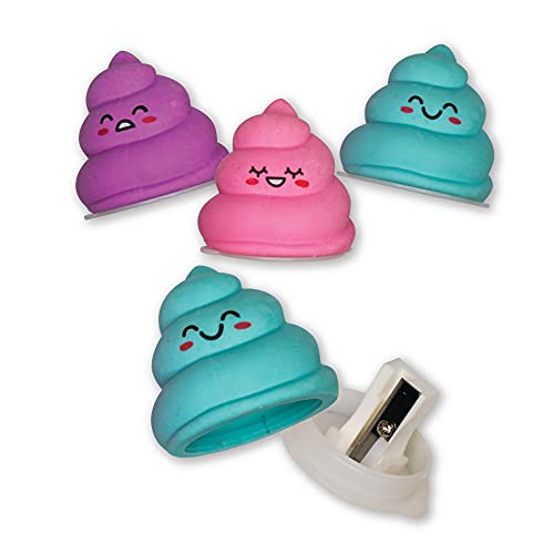 Raymond Geddes Unicorn Presents Eraser With Pencil Sharpener (Pack Of 24) #TOP4