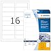 Produktbild HERMA 4515 Namensetiketten DIN A4 ablösbar (88,9 x 33,8 mm, 20 Blatt, Acetatseide) selbstklebend, bedruckbar, rückstandsfrei abziehbare Namensaufkleber, 320 Klebeetiketten, weiß
