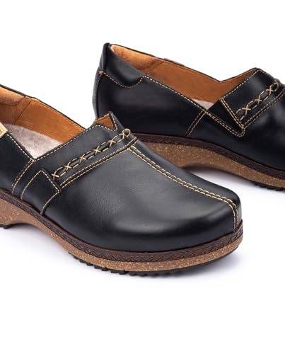 Image of PIKOLINOS Granada W0W-3627 Women's Wedge Shoes - Premium & Soft Genuine Calfskin Leather - Ergonamic Removable Memory Foam Insole, Lightweight Everyday Comfort
