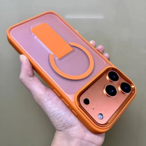Étui support iPhone 17 pliable transparent pour éviter les chutes