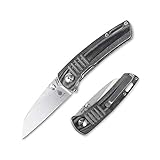 Kizer Knives Shard, Small Pocket Knife EDC Knife, Black Micarta Handle with 2.25' N690 Blade...
