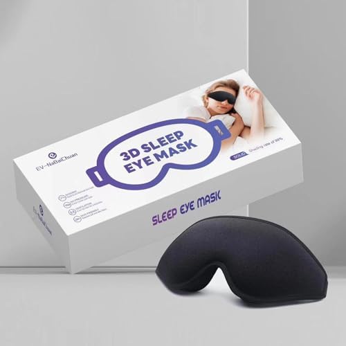 Promotion,Unisex Sleep Mask, Zero Eye Pressure 3D Sleep Mask, 100 Blackout