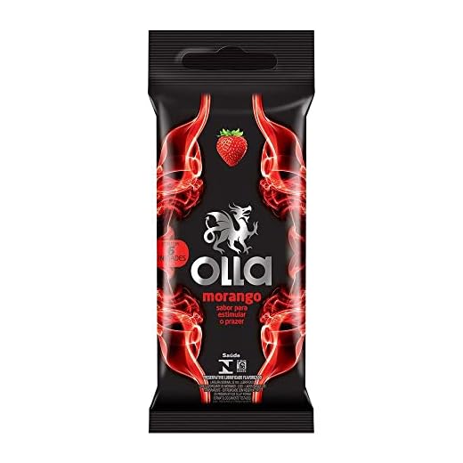 Olla Preservativo Camisinha Sabor Morango, 6 Unidades