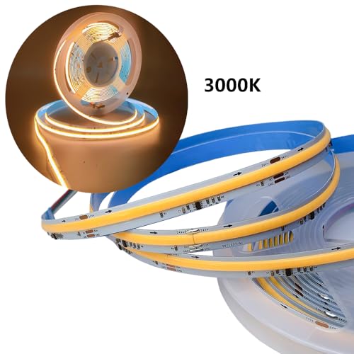 Tira de LED WS2811 COB 5M flujo caballo 3000K miniatura 2