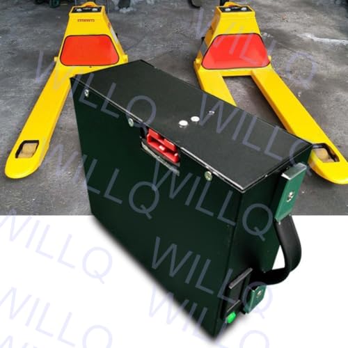 Batería de litio 24V 20Ah de repuesto para transpaleta eléctrica con conector Anderson rojo 6