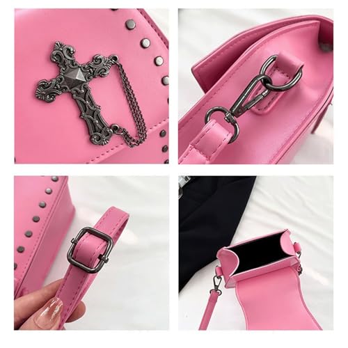 Image of Goth Purse Coffin Halloween Purses Clutch Shoulder Bag Small Crossbody Bag Spooky Horror Cute Wallet