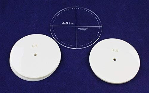 4.5 Inch Circle 51 Piece Mylar Set - Quilting/Sewing Templates