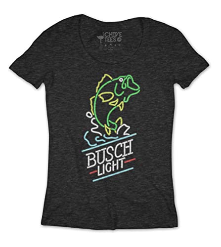 Busch Light Bass Neon Beer Sign T-Shirt2