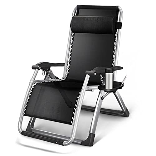 Chaise zéro gravité avec coussin moelleux et structure grand confort pour la terrasse