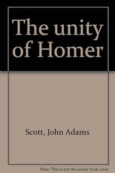 Hardcover The unity of Homer Book