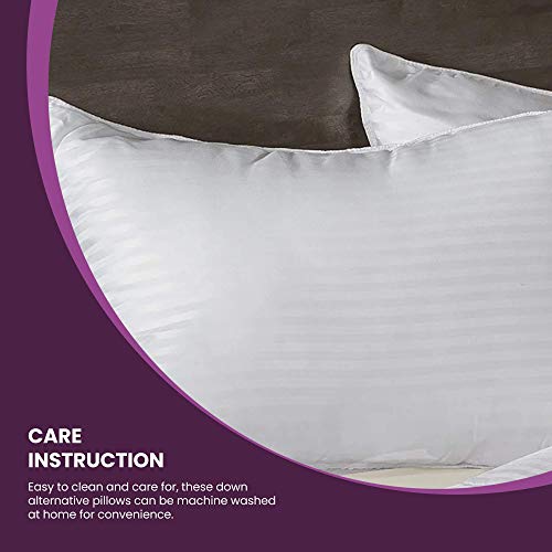 Set 4 Almohadas estándar con material alternativo de plumón miniatura 6