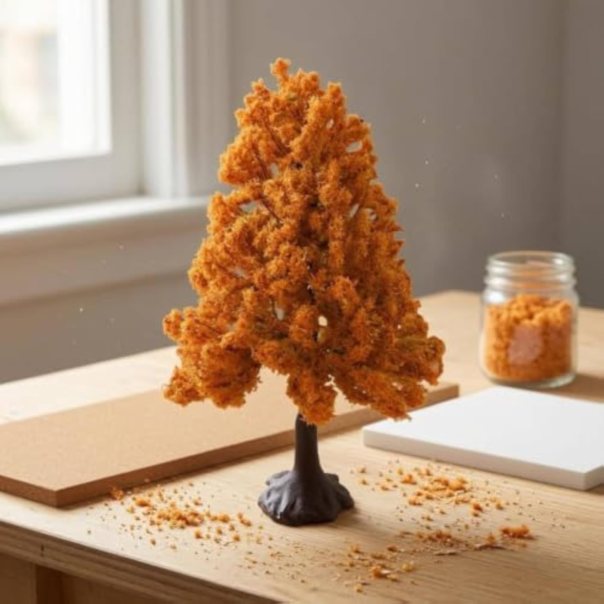 Textured Miniature Tree Branch-Like Decorative Model Tree