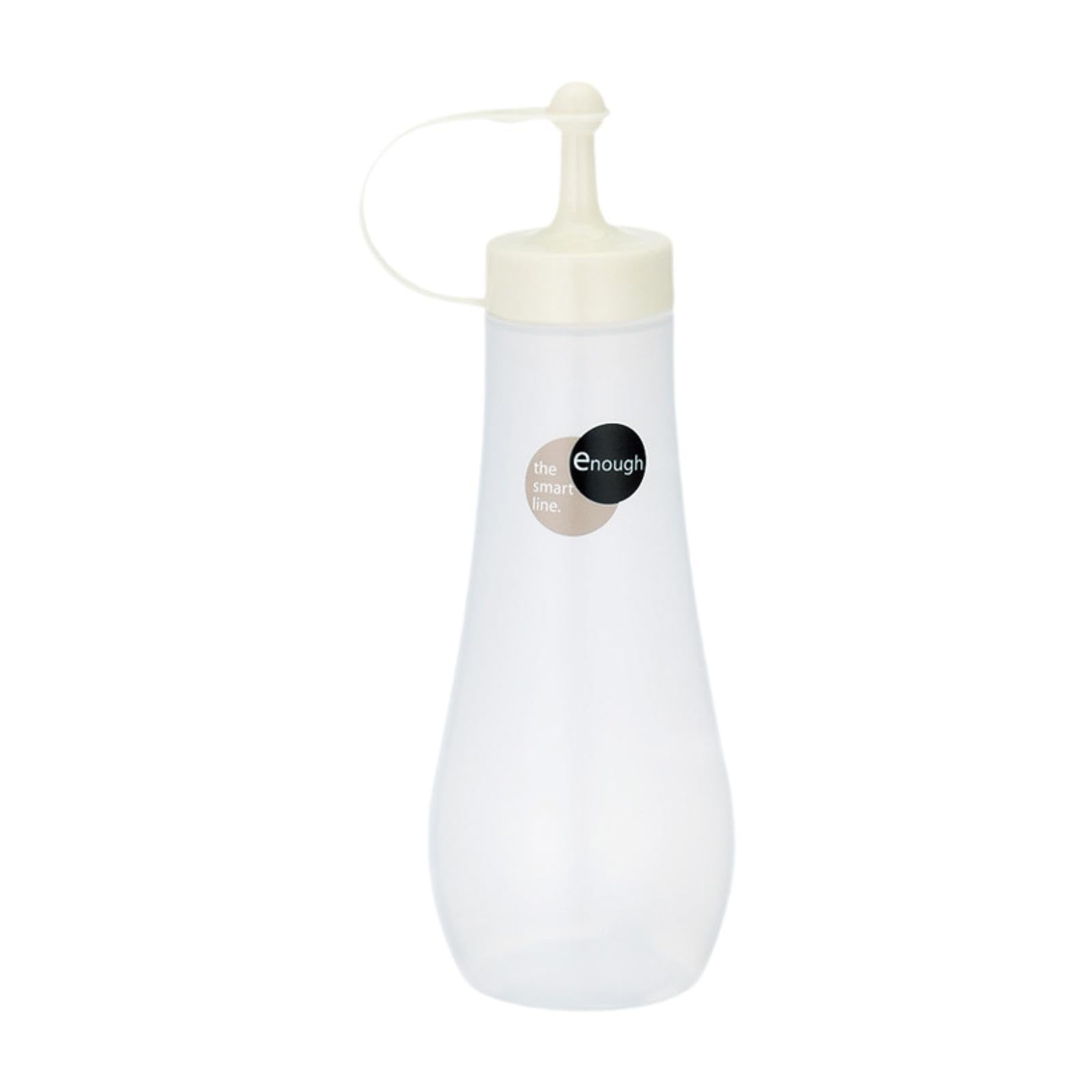 UJEAVETTE Sauce Dispenser Condiment Squeeze Bottle for Restaurants Commercial Kitchens 360ML White-image-7
