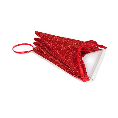 Hanging Star Decoration, Christmas Decoration Star Decoration Party, 4Th Of July Star Home Decorations, Ultra Lightweight, Fabric Covered, Fold Flat Metal Frame (26 Inch, Gold Metallic Mesh) #TOP3