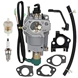 420cc Carburetor for Harbor Freight Predator 420cc 5000W 6500W 7000W 8750 watt Generator Engine Replace Model 69671 68530 68525 69672 69674 68529 68526 carb with spark plug kit
