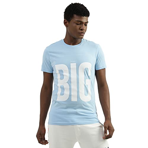 Image of UNITED COLORS OF BENETTON Men's Cotton Printed Regular Fit T-Shirt