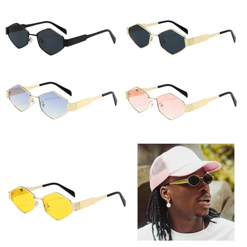 MOMOJIA Sunglasses, Frame for Girls Teens Eye Catching Carnivals Party Photography Outdoor Camping Glasses2