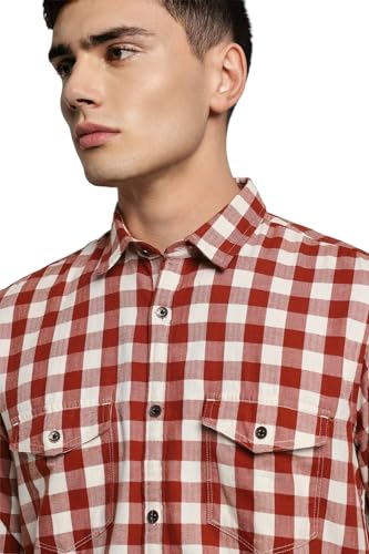 Image of Peter England Men's Cotton Regular Fit Shirt