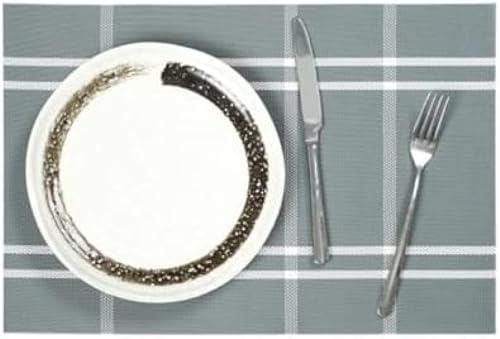 Set de table de Noël gris bleu pour repas de fêtes
