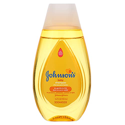 Image of Johnson's Baby Shampoo with Aloe Vera & Vitamin B5, Tear Free, Travel Size, Newborn Essentials, No added Parabens & Sulfates, Hypoallergenic, 3.4 fl. oz