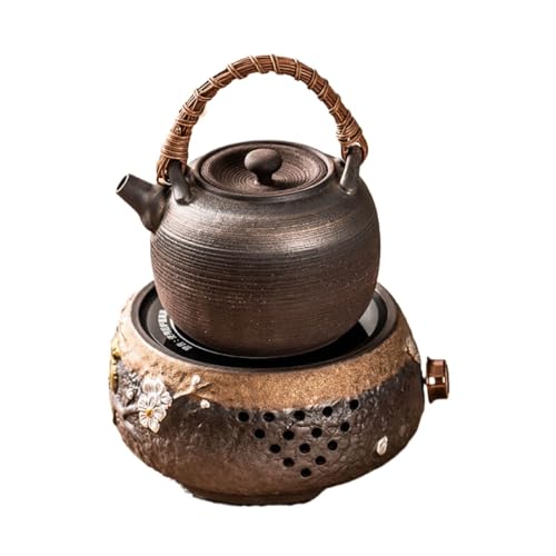 Ancien réchaud à thé électrique haut de gamme en grès style japonais