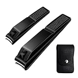 ✔【Pour Hommes et Femmes】：Ce coupe-ongles convient aux hommes comme aux femmes. 2 coupe-ongles haute performance, conçus pour les ongles des pieds et des mains, aidant à prévenir les infections fongiques. Ils sont légers et faciles à manipuler, avec des poignées antidérapantes et des boulons croisés renforcés garantissant une rotation fluide même lors de la coupe d'ongles durs.
