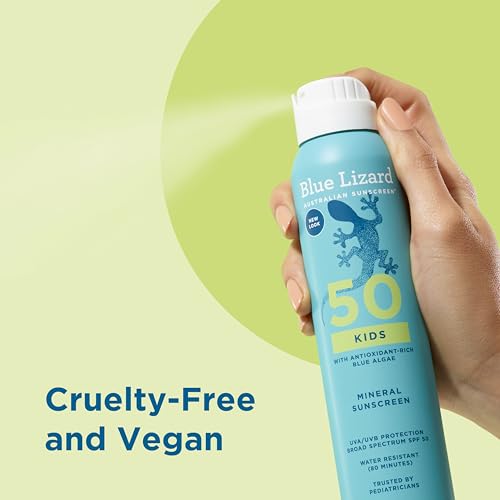 Image of BLUE LIZARD Sunscreen SPF 50+ Spray | Kids | 5 Fl Oz | Pack of 2