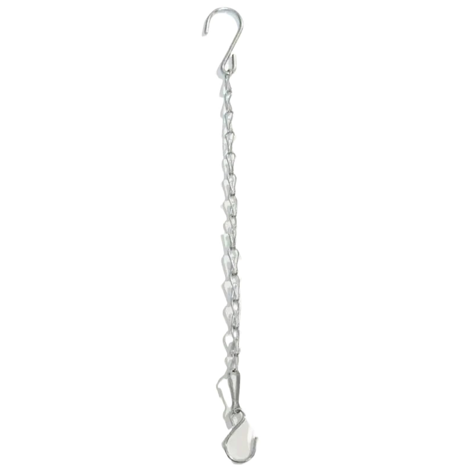 SQQCREATO Hanging Basket Chains 1PCS 29cm / 54cm Hanging Chains For Flower Pot Basket Bird Feeders Planters Lanterns Ornaments Plant Hangers(54CM Silver)