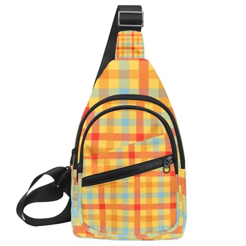 Bolsa cruzada de Halloween con gato negro y calabaza, mochila de pecho impermeable para hombre