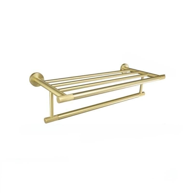 Kit quincaillerie or brossé pour rénovation salle de bain haut de gamme