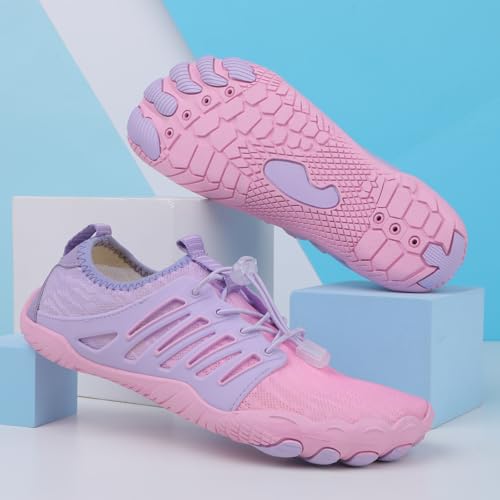 Image of Hike Barefoot Shoes Womens Men,Unisex Barefoot Water Shoes Breathable, Anti-Slip Hiking Footwear for Athletic Wide Toe Shoe Footwear for Hiking, Walking, Running, Yoga, and Water Sports