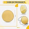 Yinkin 30 Pcs Blank Challenge Coins for Engraving Blanks Threaded Edged 40 mm with Acrylic Protection Box Laser Engraveable Stamping Coin for DIY Crafts Collection Supplies(Gold) #1