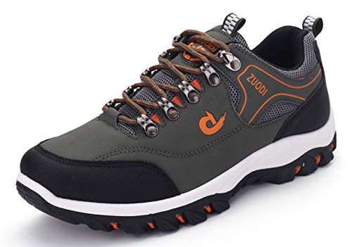 Homme Chaussures de randonnée Basses Plein airTrekking d'escalade Chaussures de Marche Imperméable Antidérapantes Sneakers 45 Cover