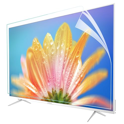 Filtre lumière bleue 55 pouces écran TV avec panneau anti-rayures