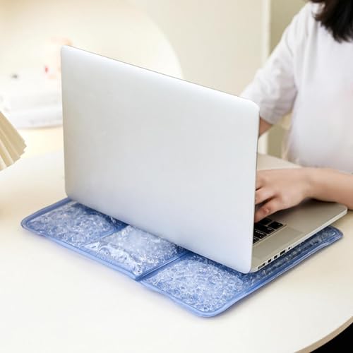 Coussin de refroidissement en gel bleu pliable et tapis d'eau multi-usage