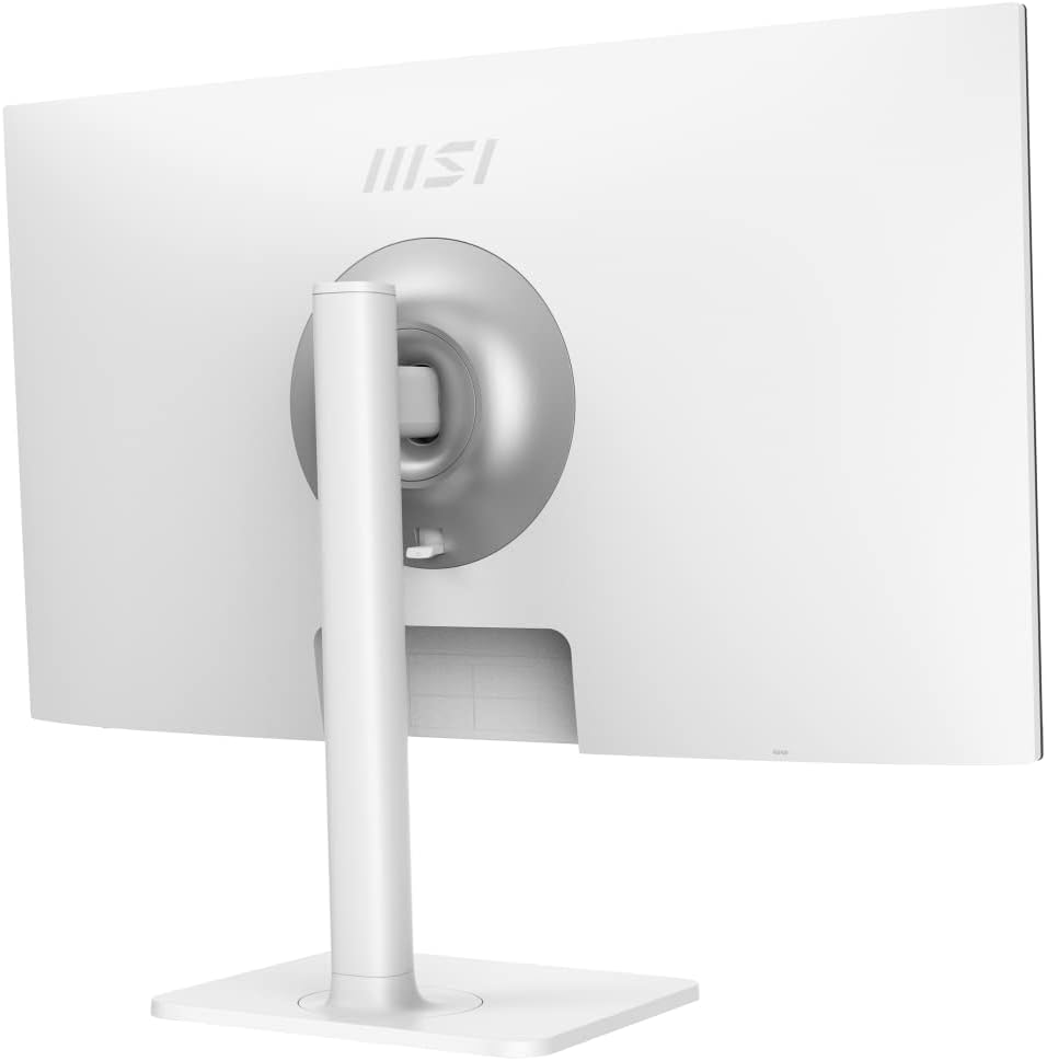 MSI Modern MD272QPW Monitor 27” IPS 2560x1440 (WQHD), 16:9, 75Hz, 5ms, HDMI, USB Type-C, regolabile con pivot, VESA 75 x 75 mm, Opaco, Frameless, Bianco MSI Modern MD272QPW Monitor 27” IPS 2560x1440 (WQHD), 16:9, 75Hz, 5ms, HDMI, USB Type-C, regolabile con pivot, VESA 75 x 75 mm, Opaco, Frameless, Bianco