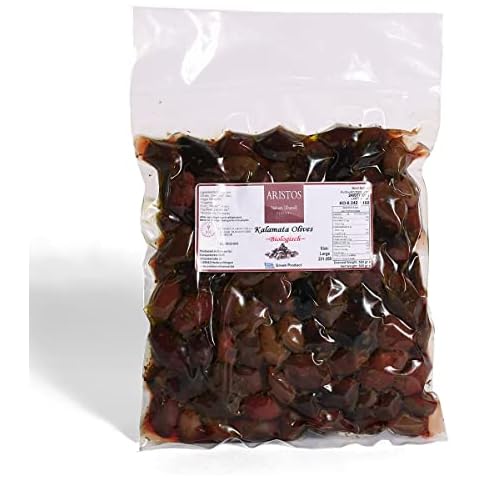 Bio Kalamata Oliven mit Stein 500 g aus Griechenland Ungeschwärzte Oliven Cover