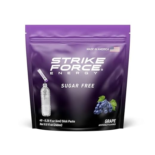 Strike Force Grape Energy Drink Mix